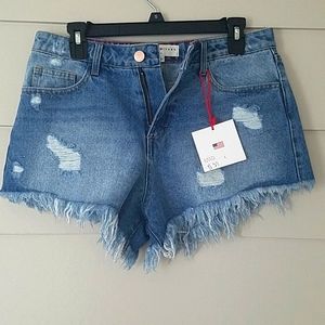 Denim Shorts, M, NWT